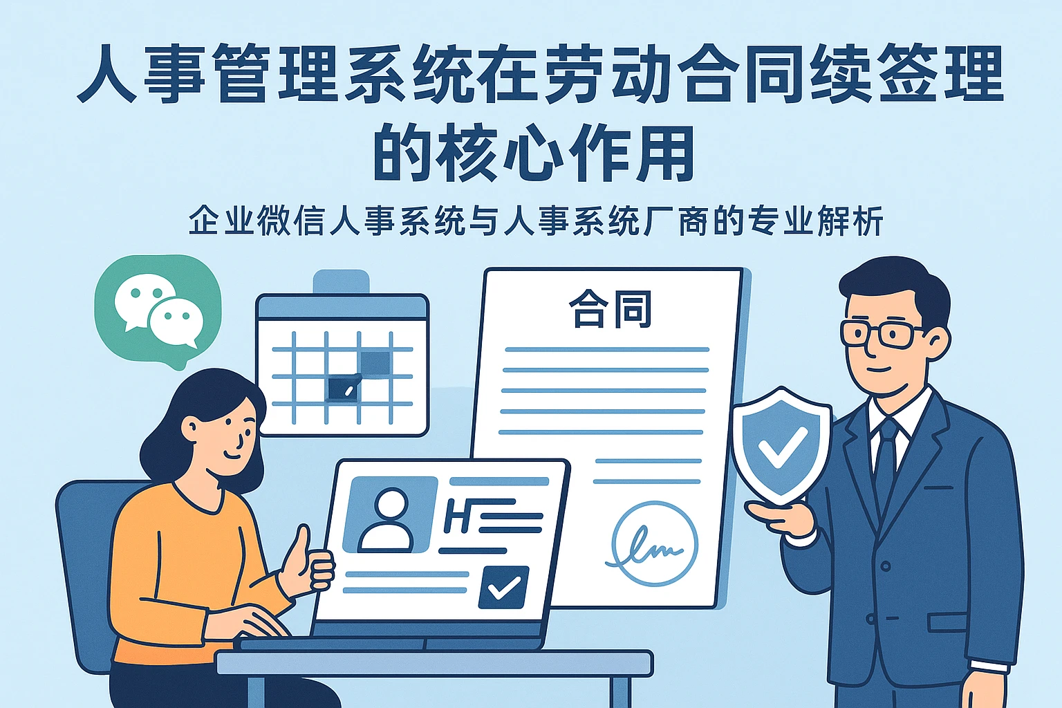 人事管理系统在劳动合同续签管理的核心作用——企业微信人事系统与人事系统厂商的专业解析