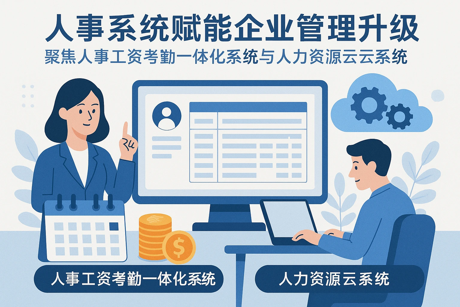 人事系统赋能企业管理升级：聚焦人事工资考勤一体化系统与人力资源云系统