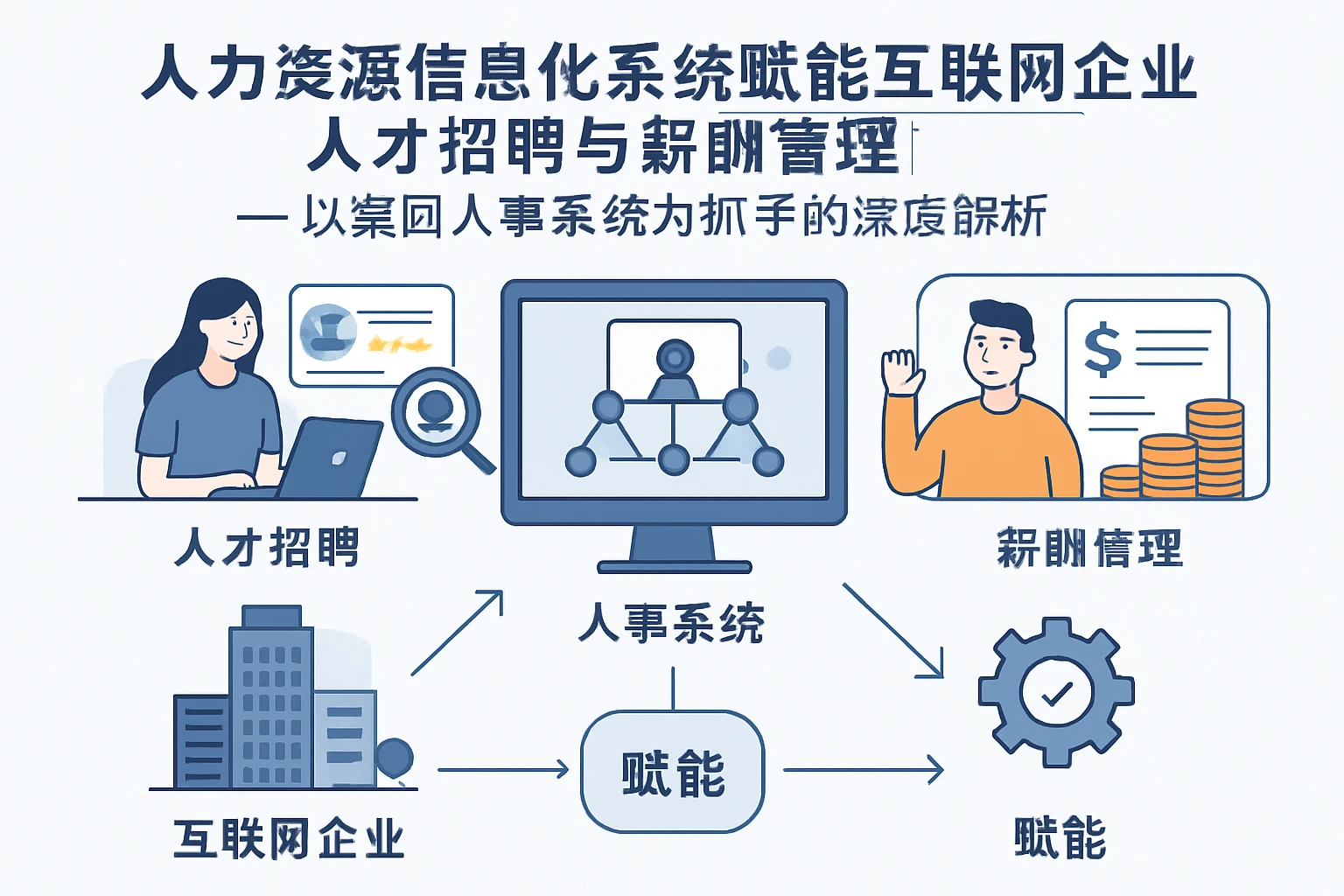 人力资源信息化系统赋能互联网企业人才招聘与薪酬管理——以集团人事系统为抓手的深度解析