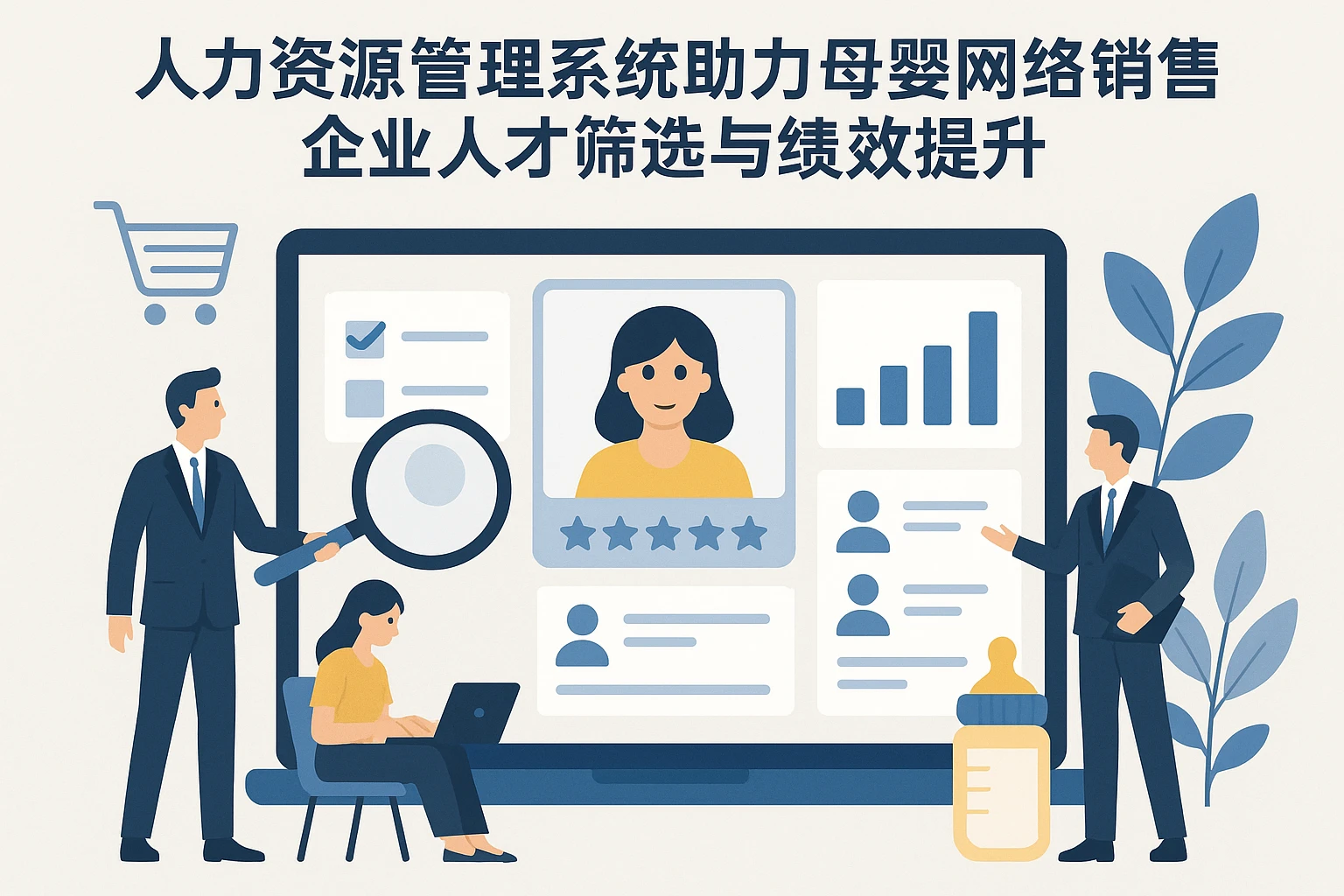 人力资源管理系统助力母婴网络销售企业人才筛选与绩效提升