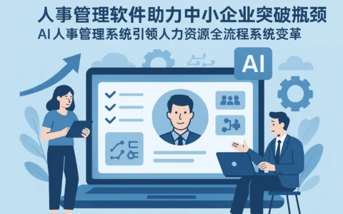 人事管理软件助力中小企业突破瓶颈，AI人事管理系统引领人力资源全流程系统变革