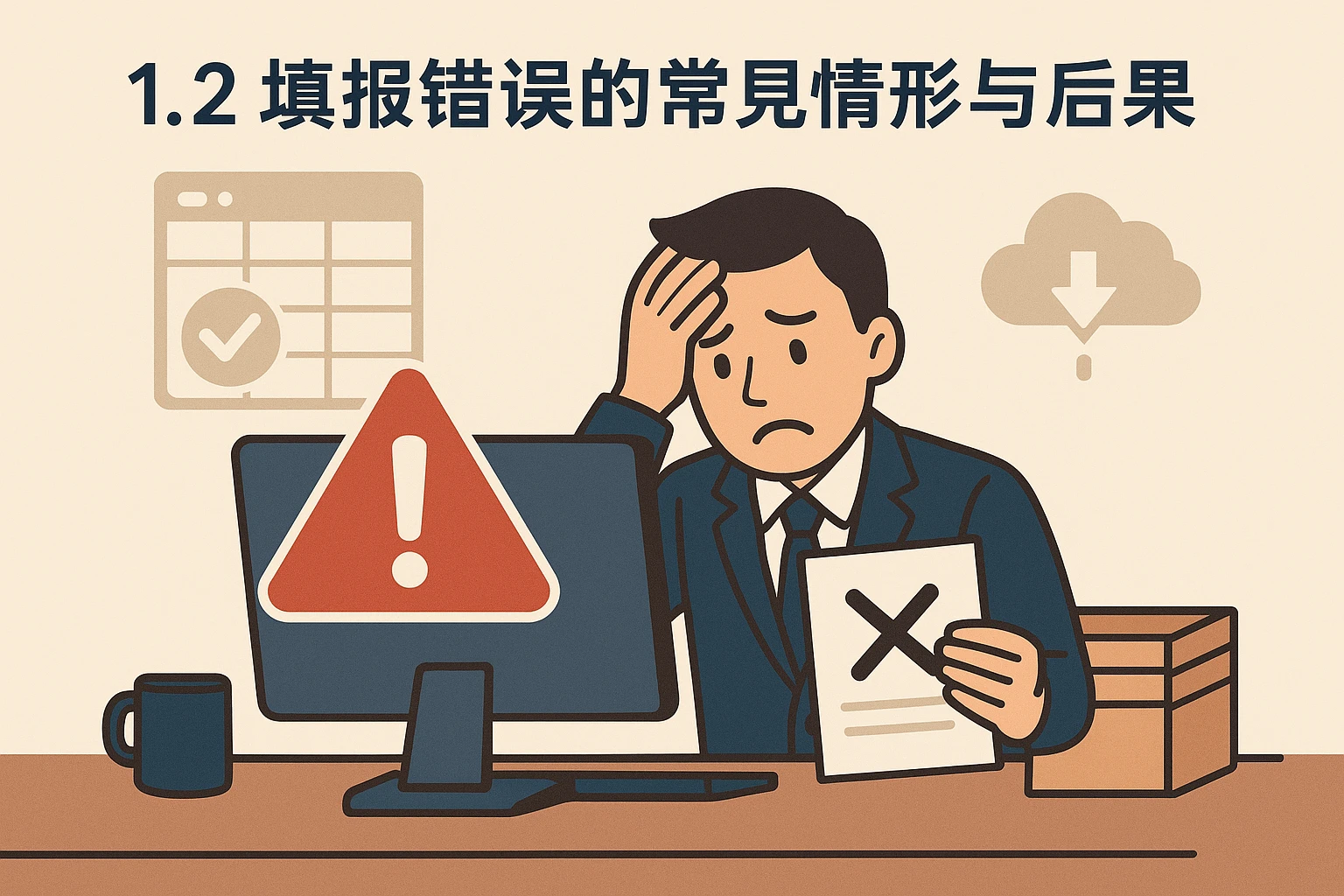 1.2 填报错误的常见情形与后果