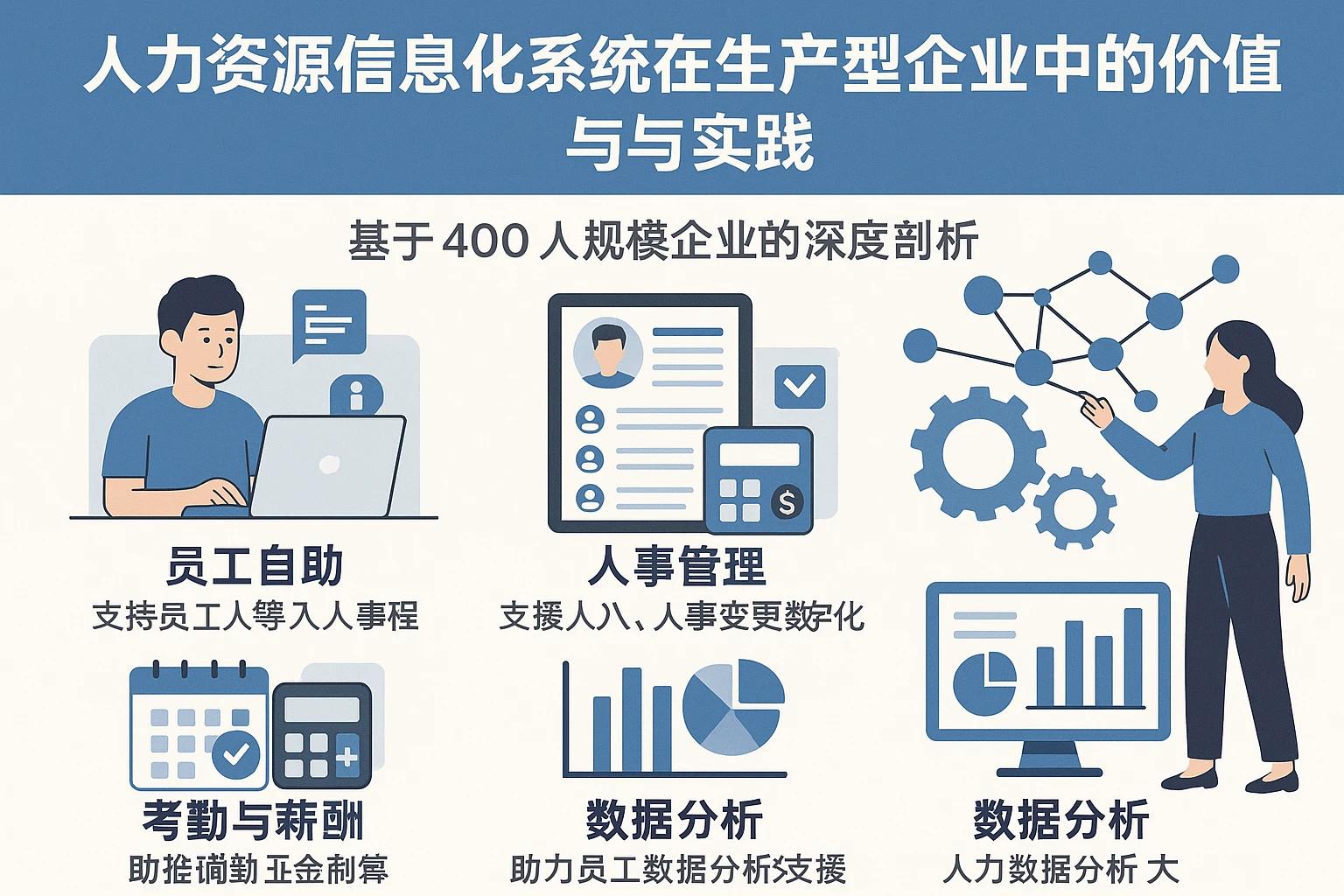 人力资源信息化系统在生产型企业中的价值与实践：基于400人规模企业的深度剖析