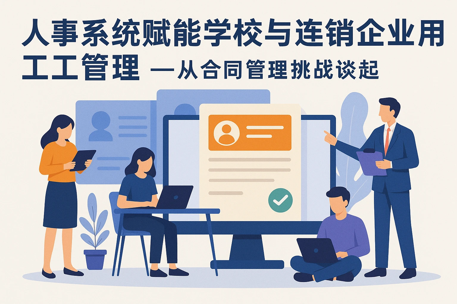 人事系统赋能学校与连锁企业用工管理——从合同管理挑战谈起