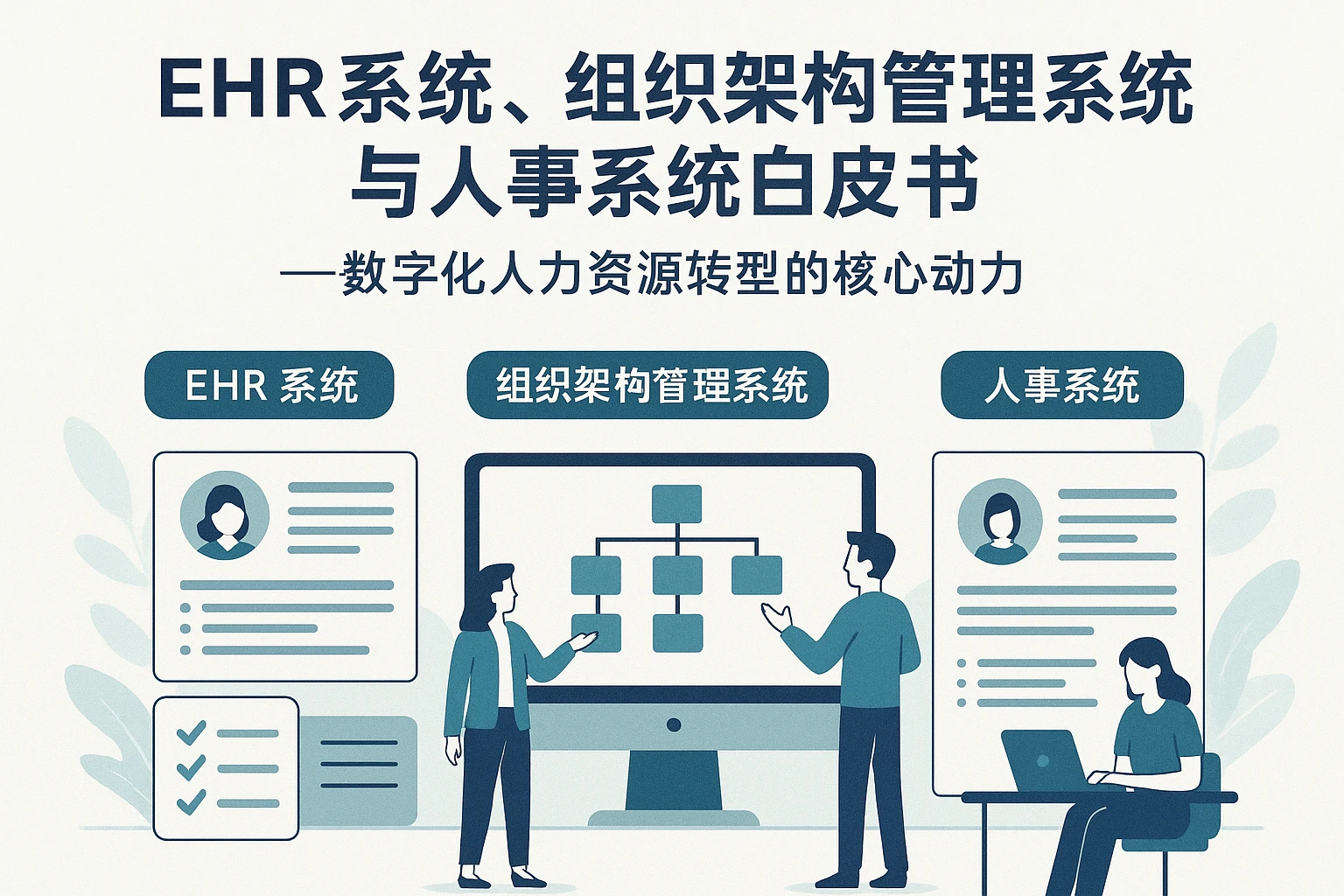 ehr系统、组织架构管理系统与人事系统白皮书——数字化人力资源转型的核心动力