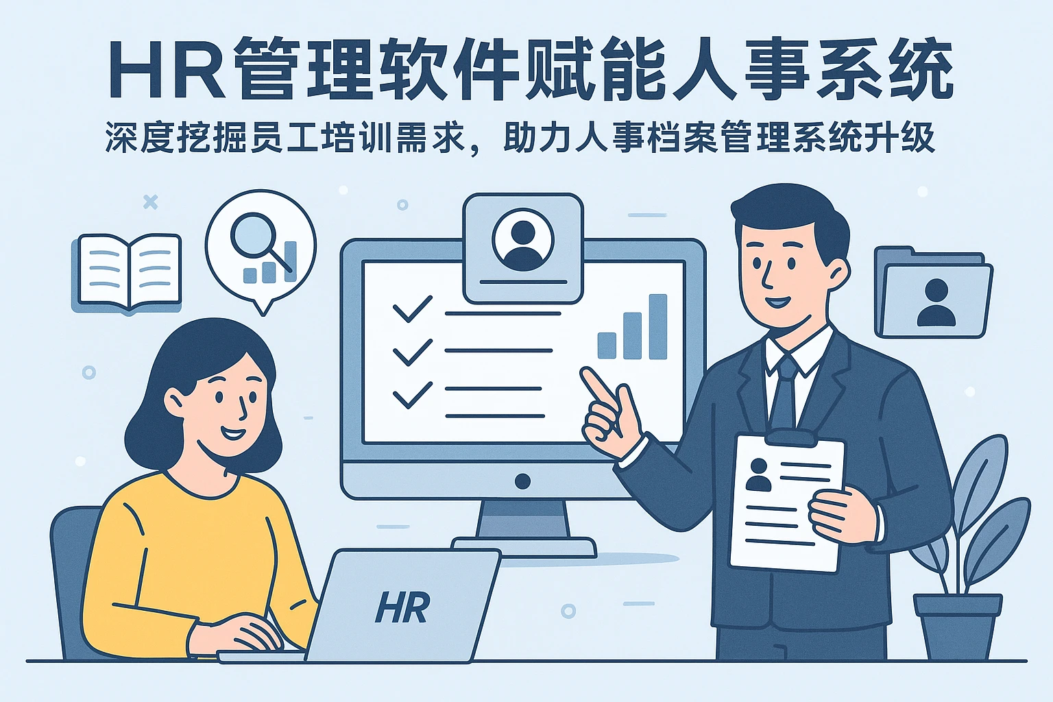 HR管理软件赋能人事系统——深度挖掘员工培训需求，助力人事档案管理系统升级