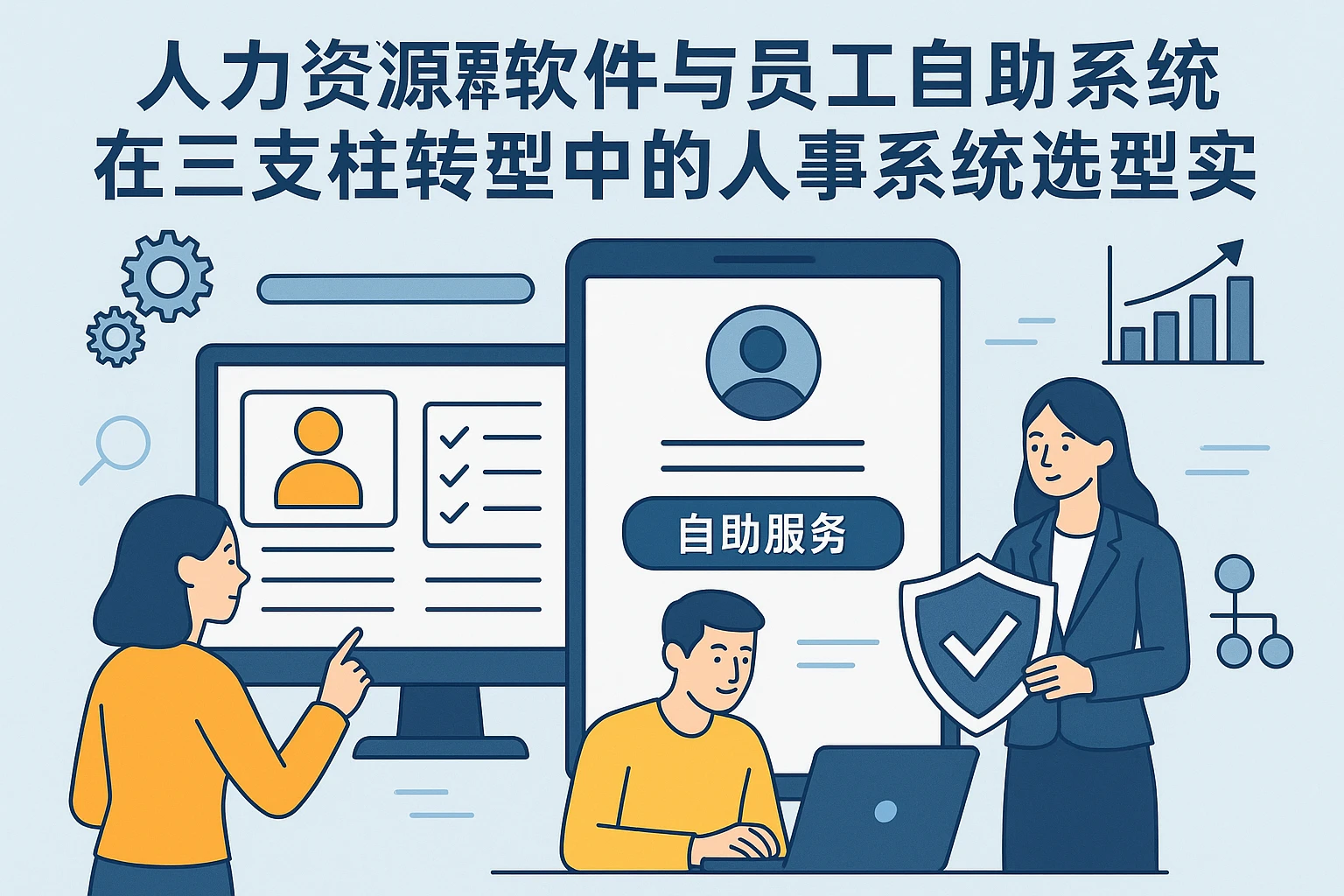 人力资源软件与员工自助系统在三支柱转型中的人事系统选型实践