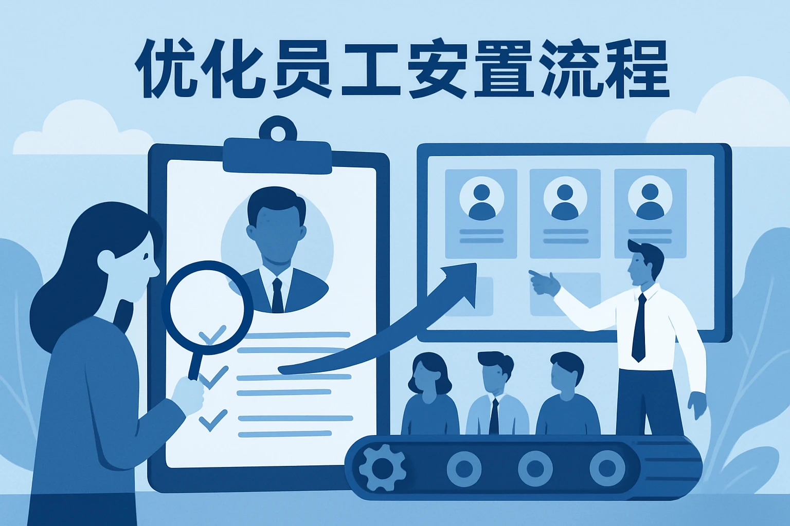 优化员工安置流程