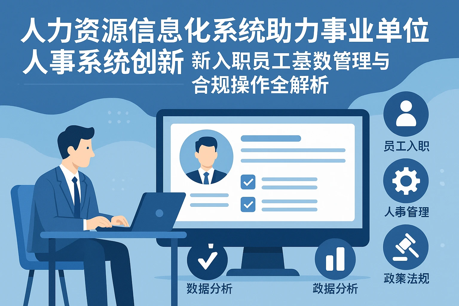 人力资源信息化系统助力事业单位人事系统创新—新入职员工基数管理与合规操作全解析
