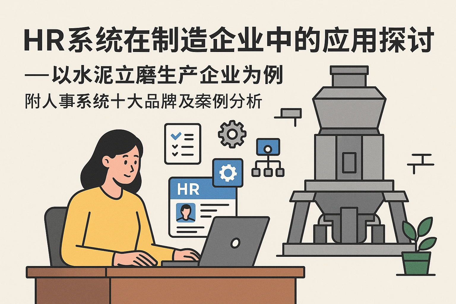 HR系统在制造企业中的应用探讨——以水泥立磨生产企业为例（附人事系统十大品牌及案例分析）