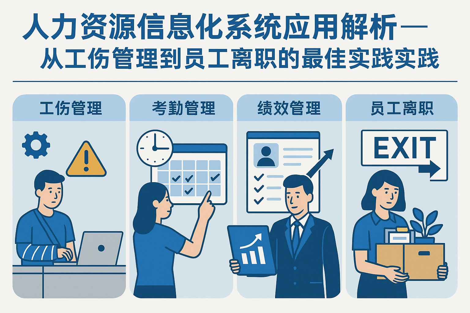 人力资源信息化系统应用解析——从工伤管理到员工离职的最佳实践