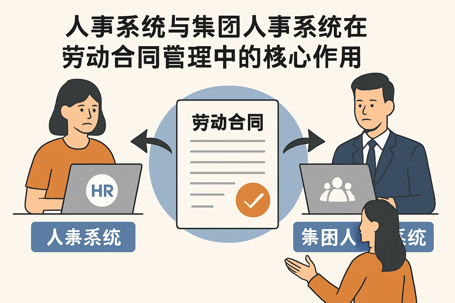 人事系统与集团人事系统在劳动合同管理中的核心作用