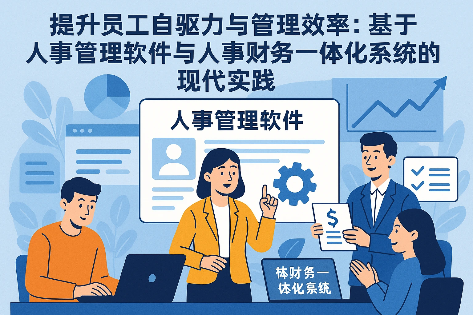 提升员工自驱力与管理效率：基于人事管理软件与人事财务一体化系统的现代实践