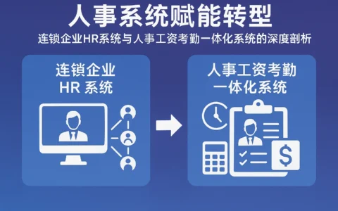人事系统赋能转型：连锁企业HR系统与人事工资考勤一体化系统的深度剖析