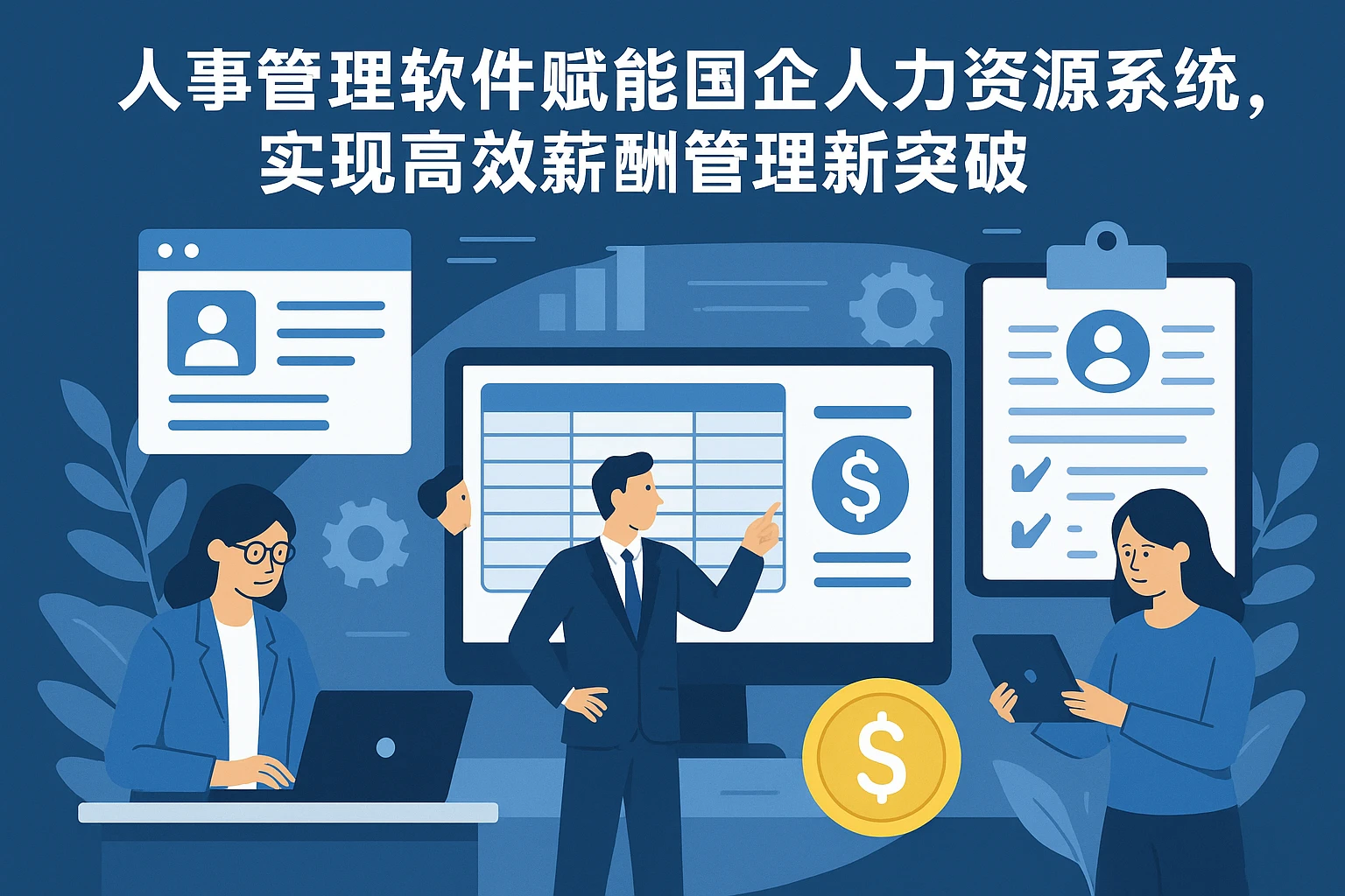 人事管理软件赋能国企人力资源系统，实现高效薪酬管理新突破