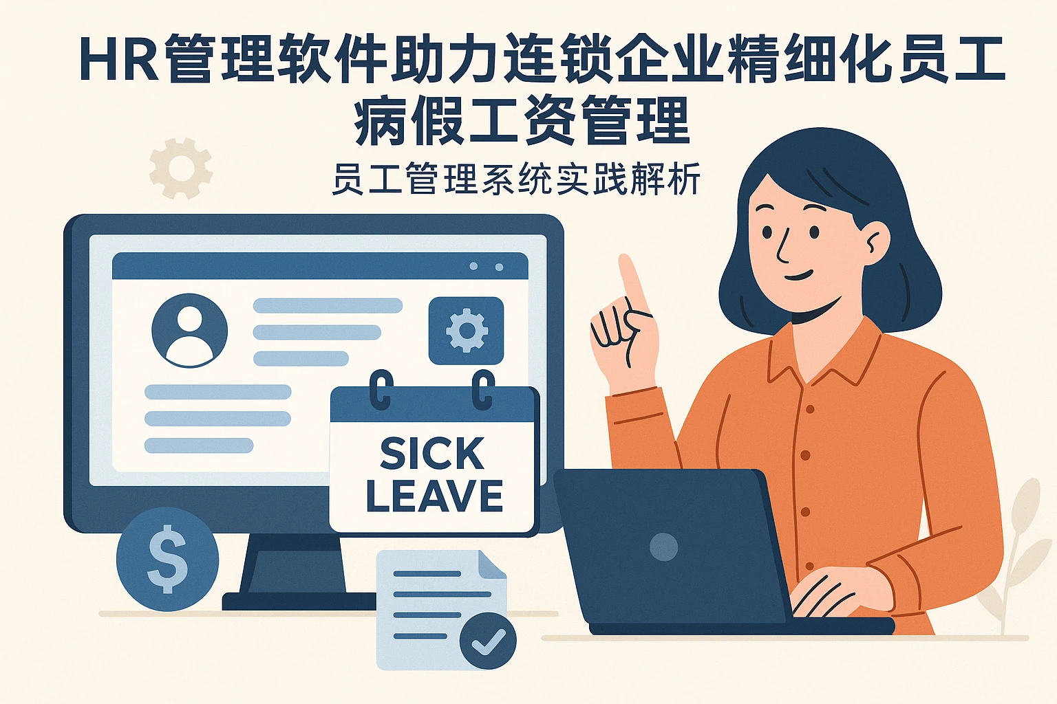 HR管理软件助力连锁企业精细化员工病假工资管理——员工管理系统实践解析
