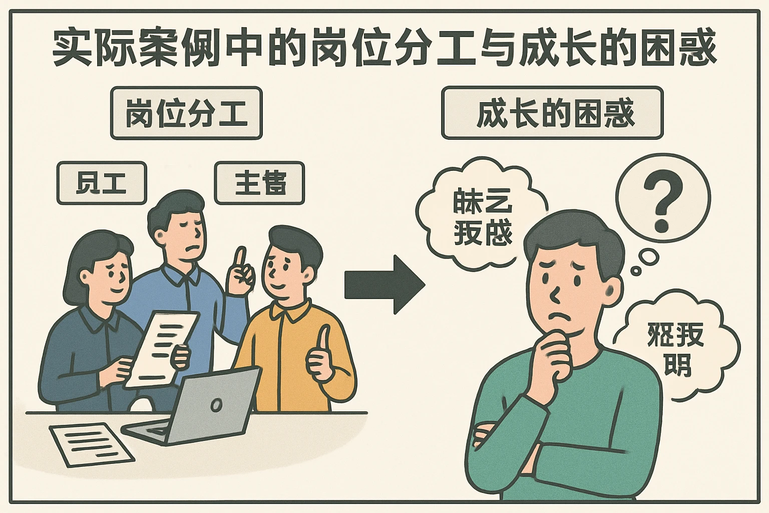 实际案例中的岗位分工与成长的困惑