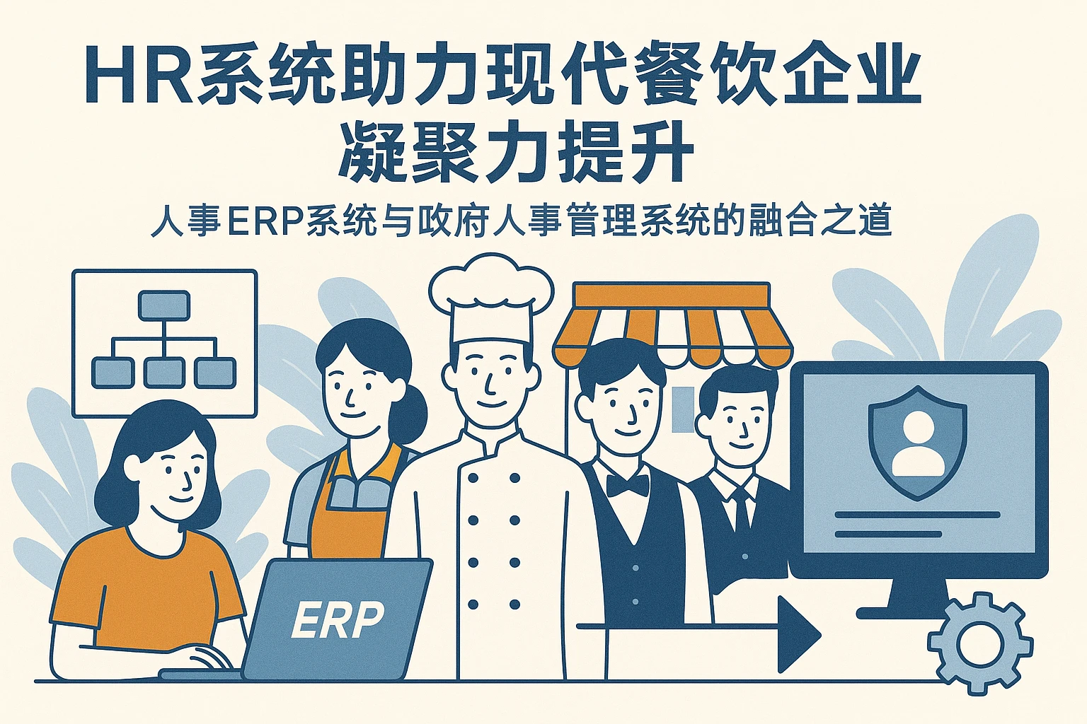 HR系统助力现代餐饮企业凝聚力提升——人事ERP系统与政府人事管理系统的融合之道