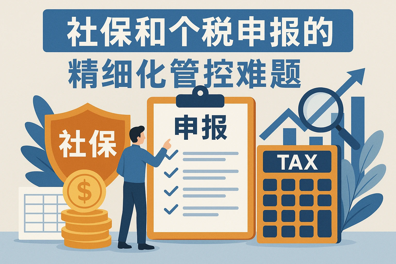 社保和个税申报的精细化管控难题
