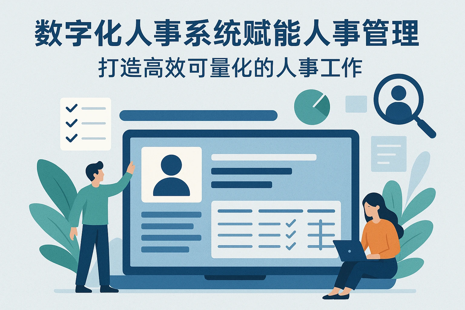 数字化人事系统赋能人事管理SaaS，打造高效可量化的人事工作