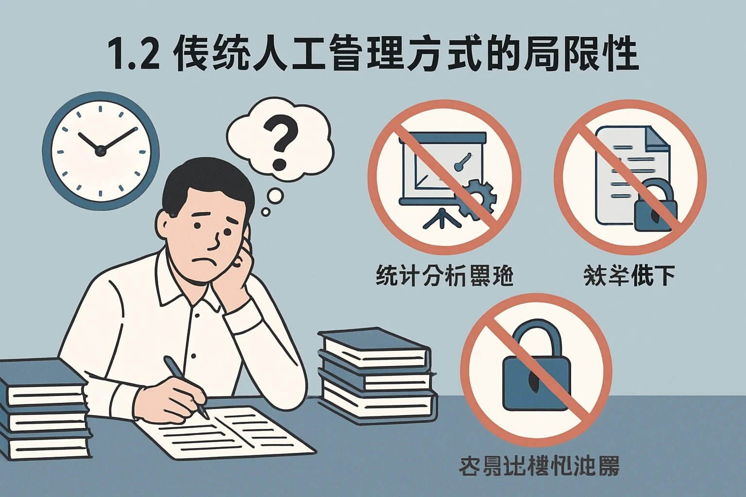 1.2 传统人工管理方式的局限性