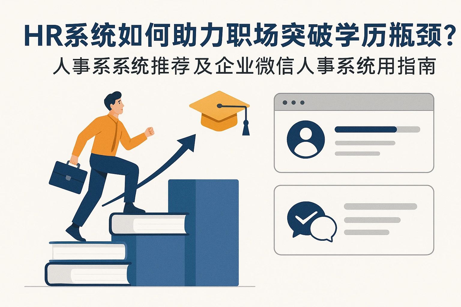 HR系统如何助力职场人突破学历瓶颈?人事系统推荐及企业微信人事系统应用指南