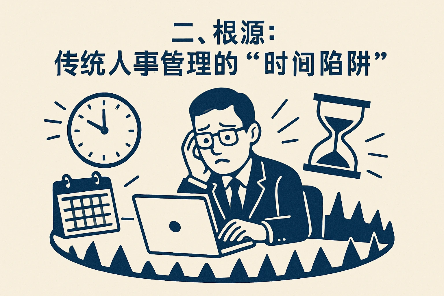 二、根源：传统人事管理的“时间陷阱”
