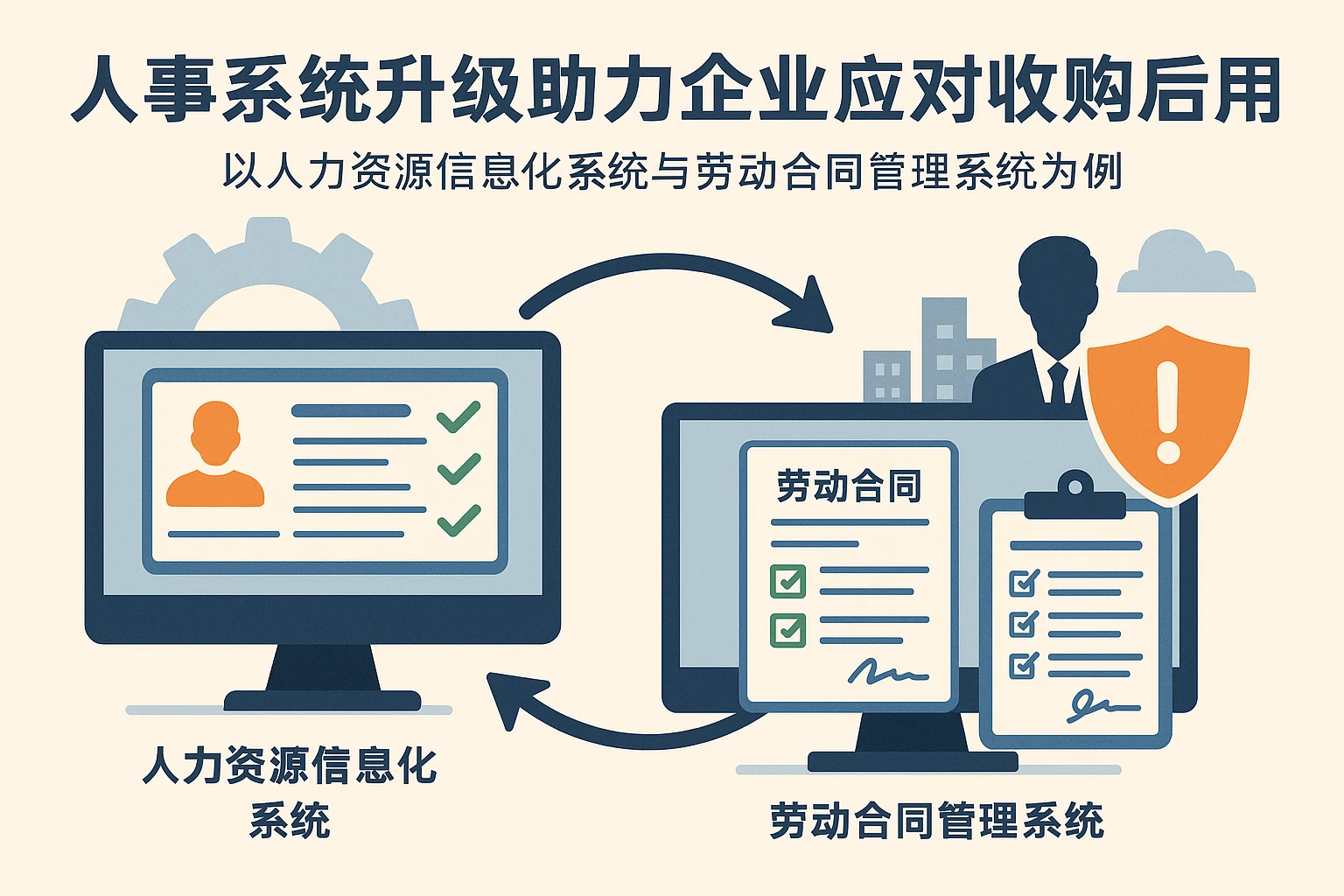 人事系统升级助力企业应对收购后用工风险——以人力资源信息化系统与劳动合同管理系统为例