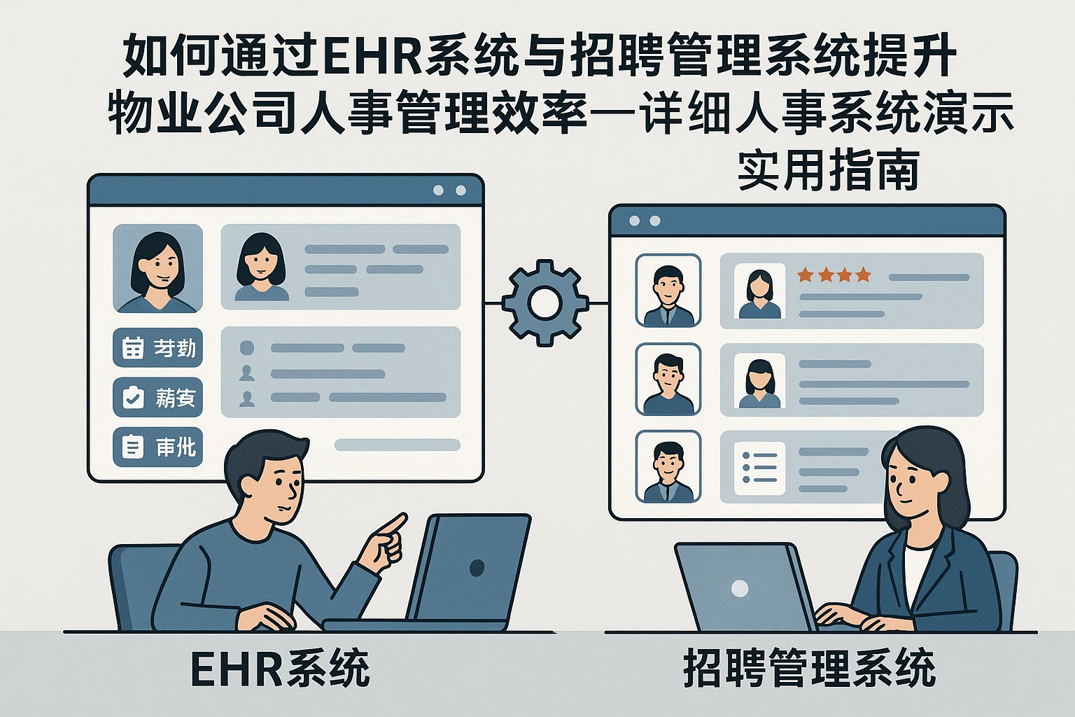 如何通过EHR系统与招聘管理系统提升物业公司人事管理效率——详细人事系统演示与实用指南