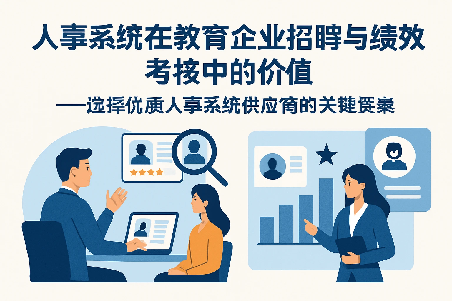 人事系统在教育企业招聘与绩效考核中的价值——选择优质人事系统供应商的关键要素