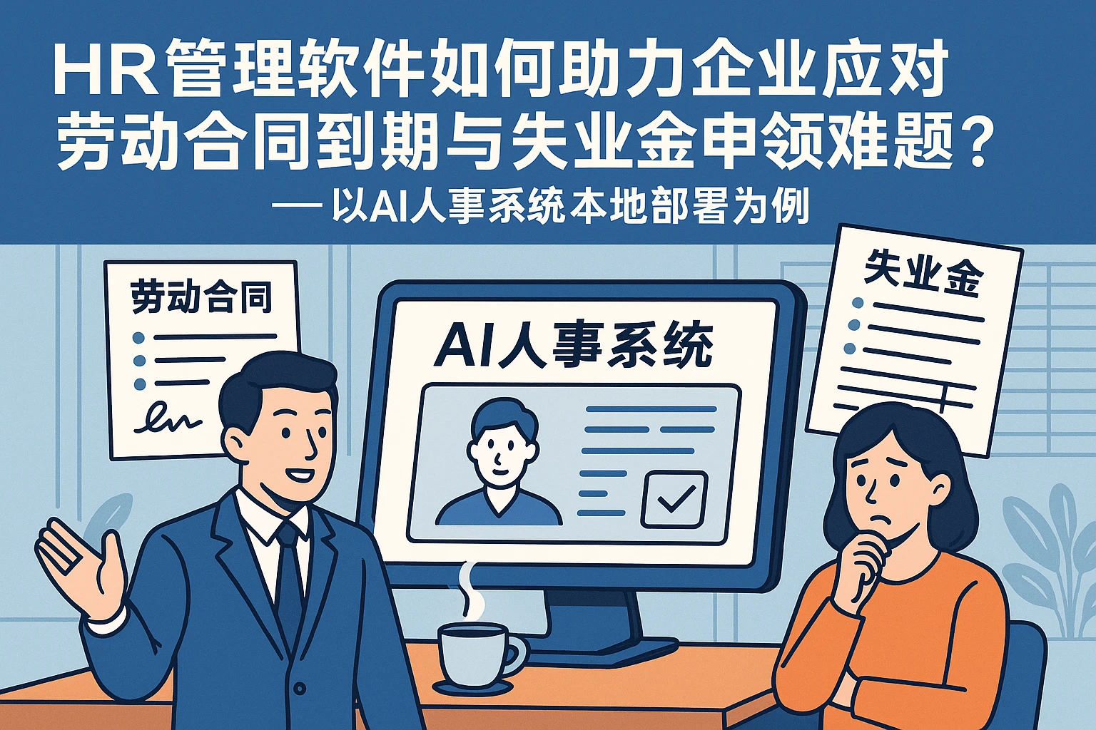 HR管理软件如何助力企业应对劳动合同到期与失业金申领难题？——以AI人事系统本地部署为例