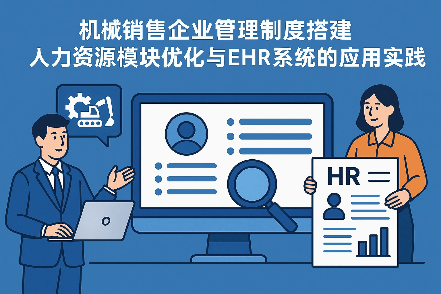 机械销售企业管理制度搭建：人力资源模块优化与EHR系统的应用实践