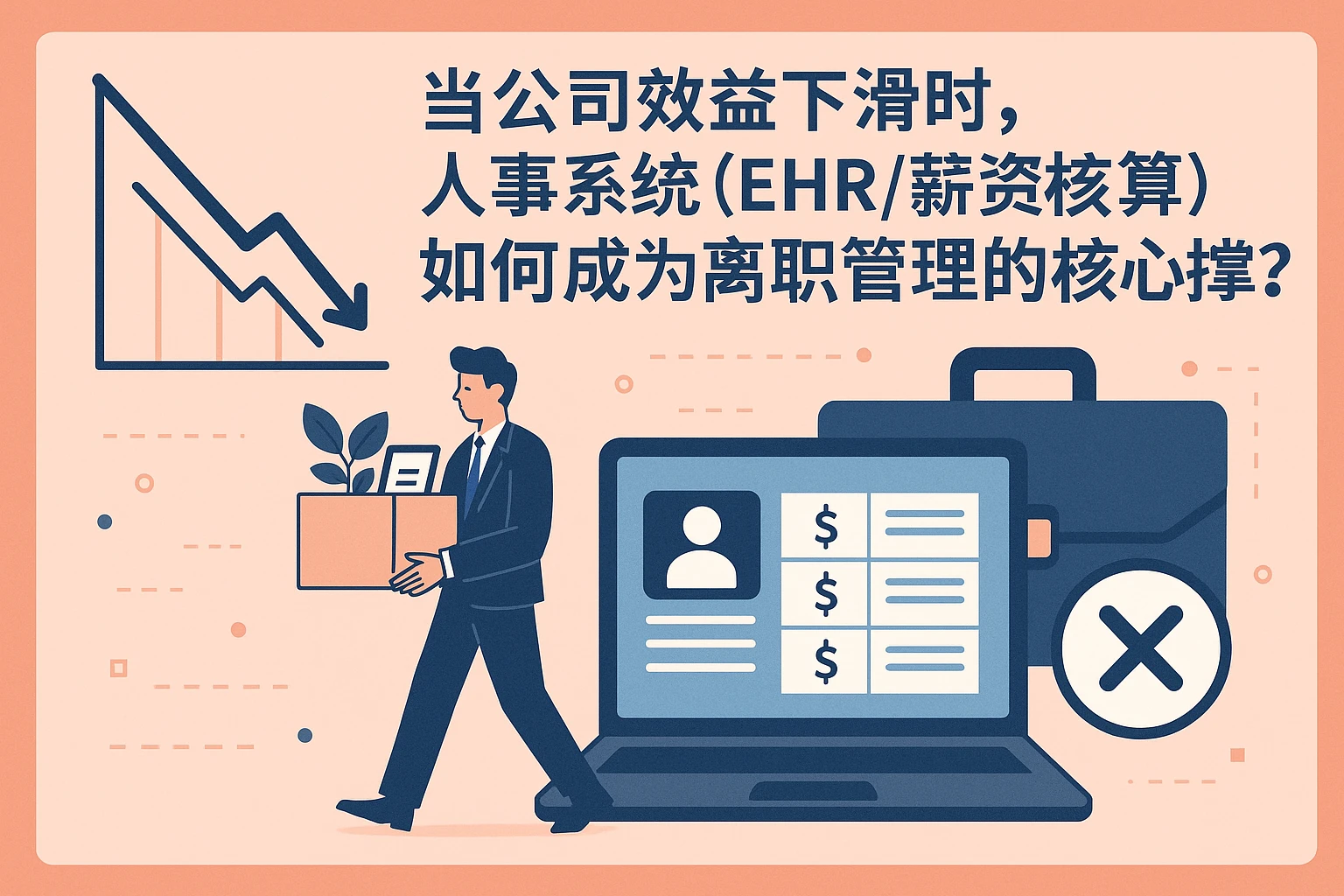 当公司效益下滑时，人事系统（EHR/薪资核算）如何成为离职管理的核心支撑？