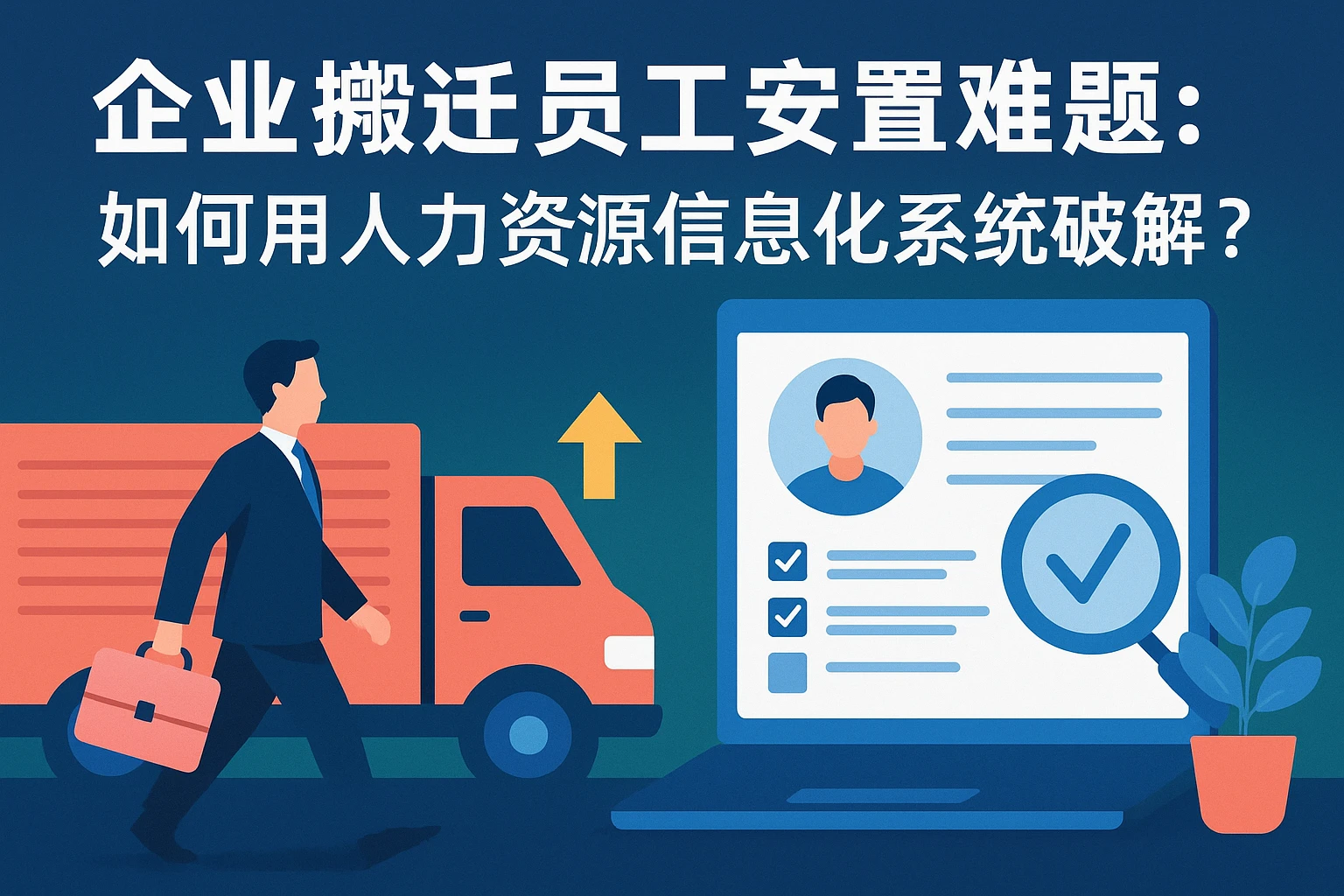 企业搬迁员工安置难题：如何用人力资源信息化系统破解？