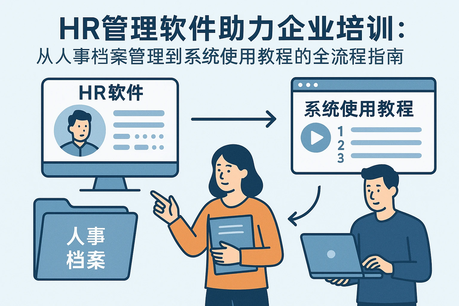 HR管理软件助力企业培训：从人事档案管理到系统使用教程的全流程指南