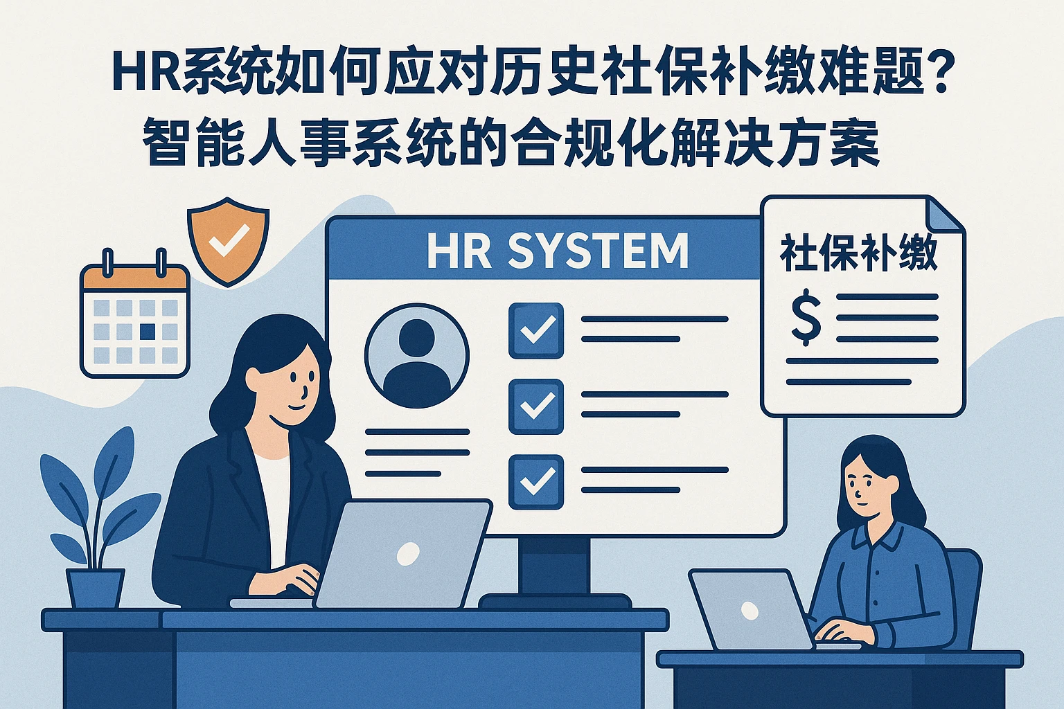 HR系统如何应对历史社保补缴难题？智能人事系统的合规化解决方案