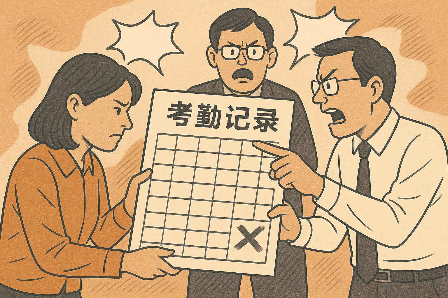 考勤记录成为矛盾焦点的背后
