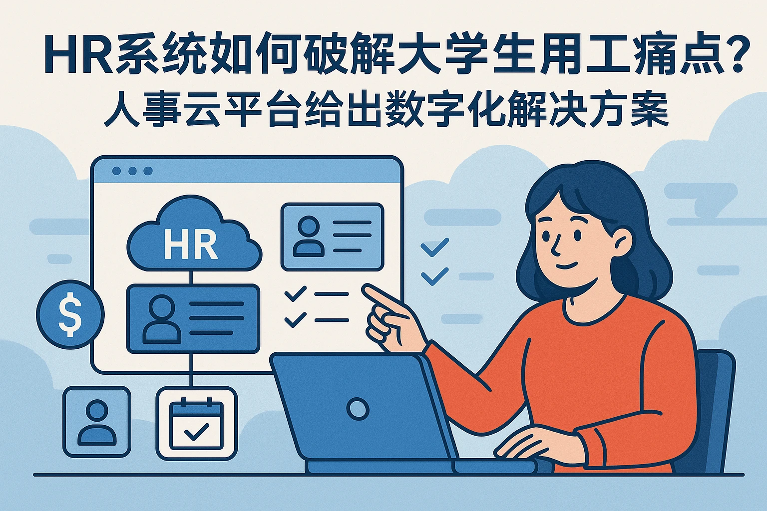 HR系统如何破解大学生用工痛点？人事云平台给出数字化解决方案