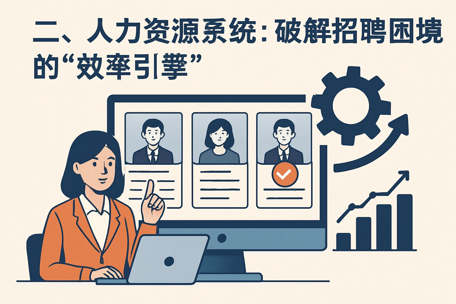 二、人力资源系统：破解招聘困境的“效率引擎”