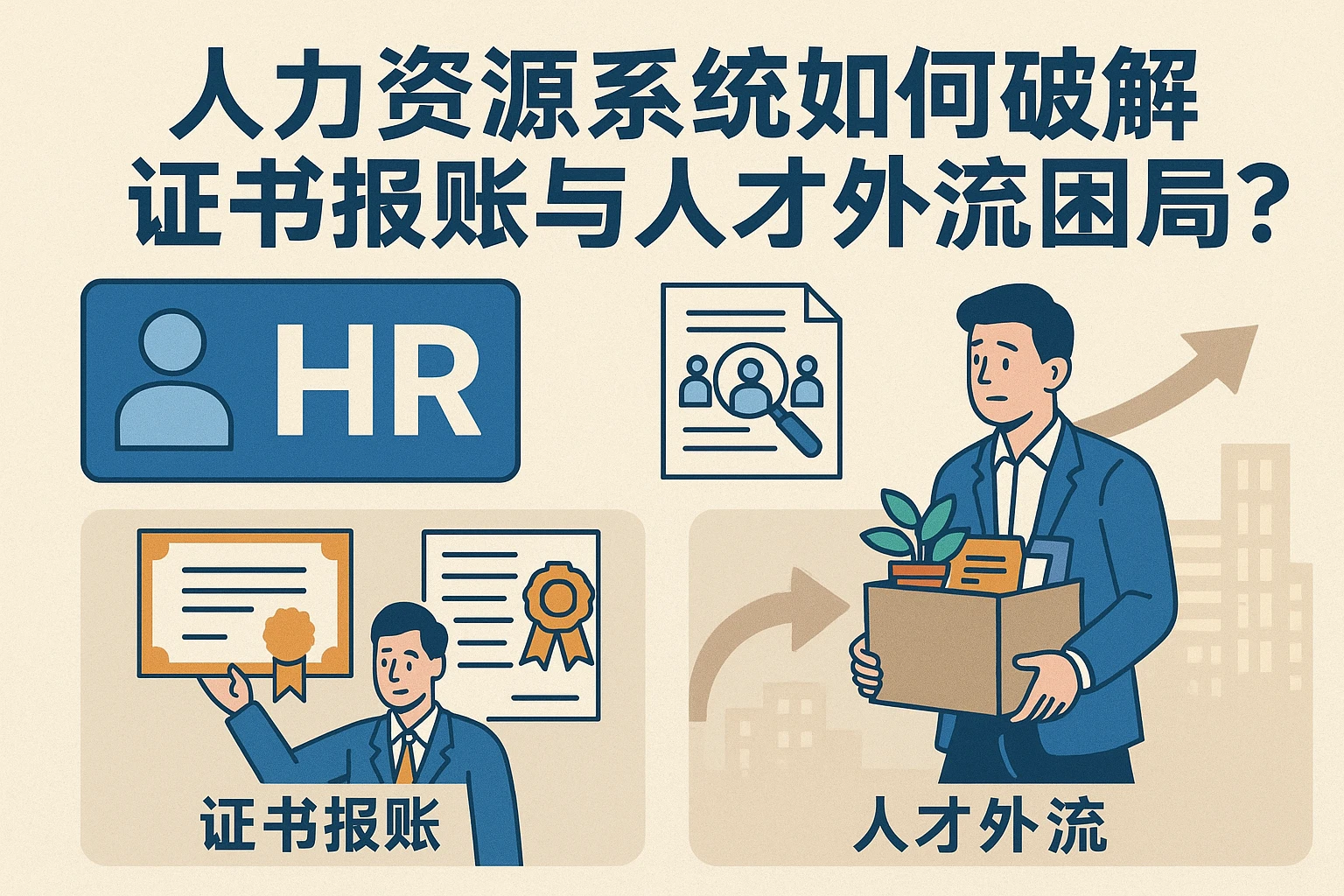 人力资源系统如何破解证书报账与人才外流困局？