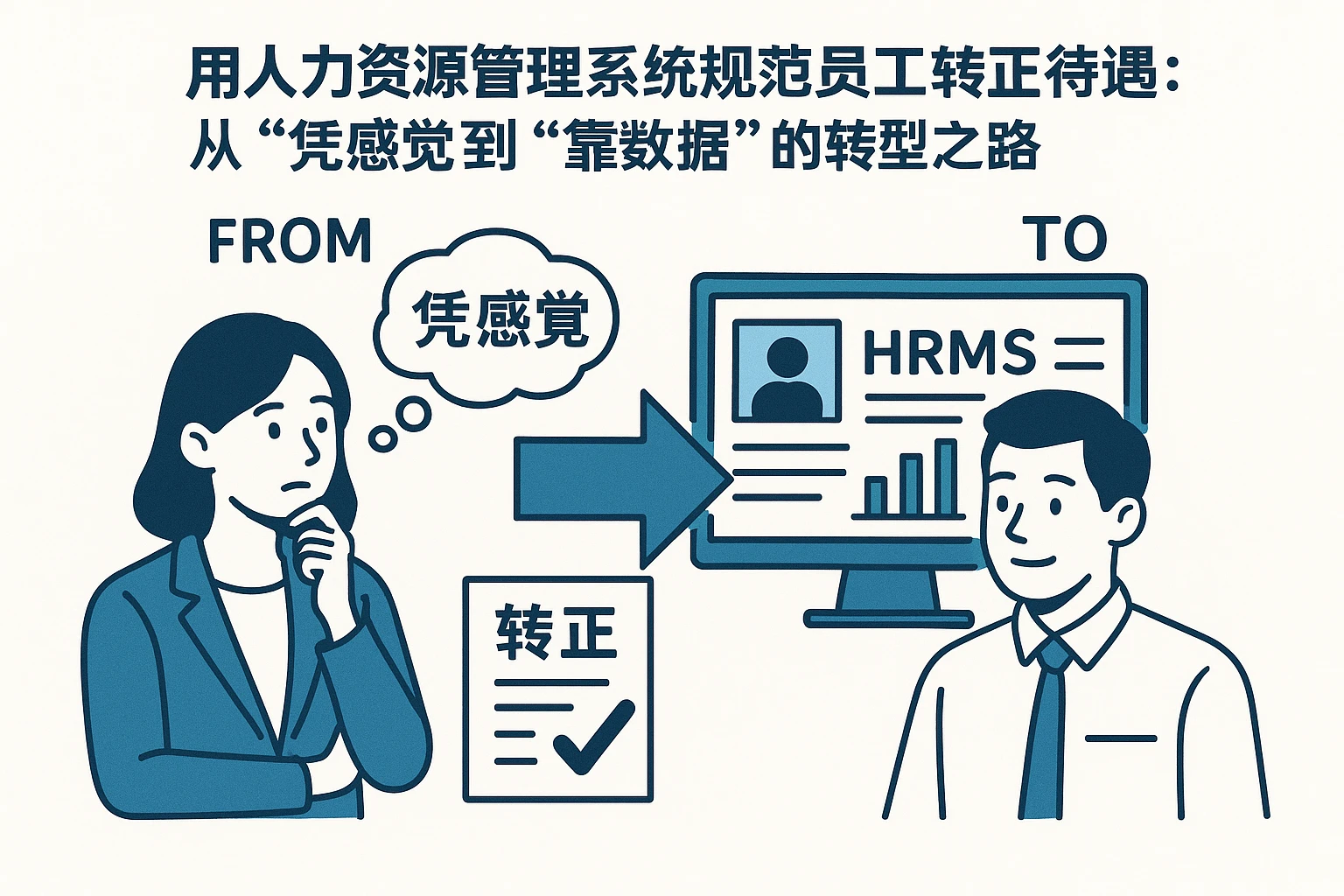用人力资源管理系统规范员工转正待遇：从“凭感觉”到“靠数据”的转型之路