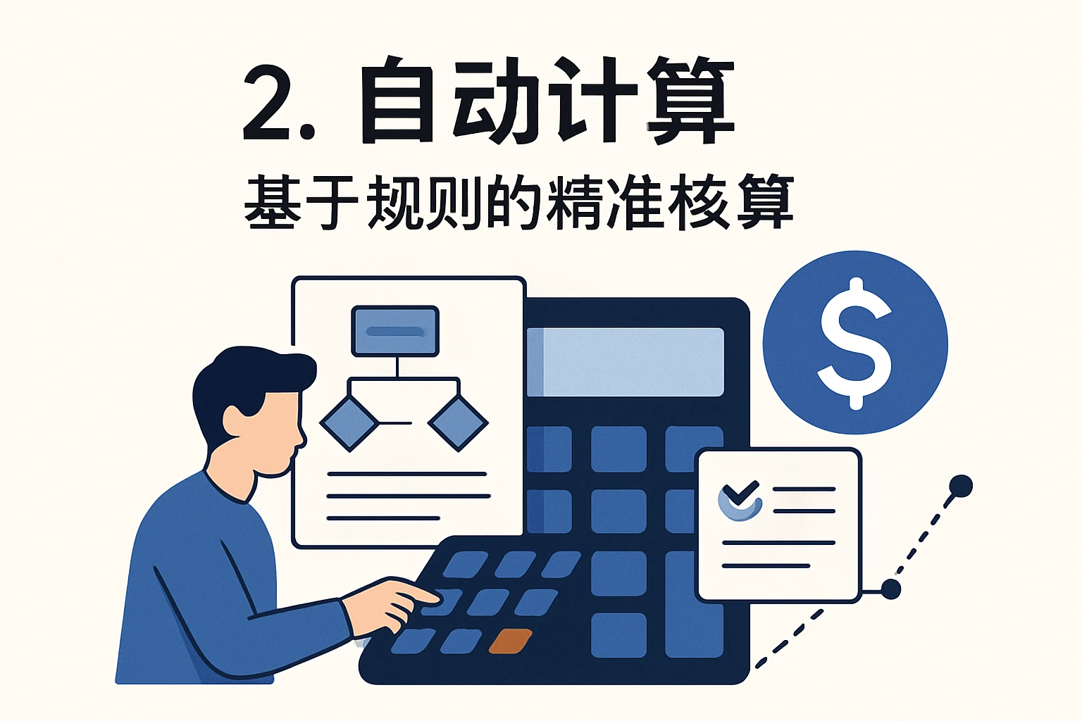 2. 自动计算：基于规则的精准核算