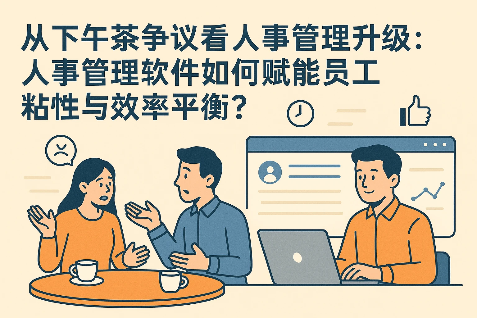 从下午茶争议看人事管理升级：人事管理软件如何赋能员工粘性与效率平衡？