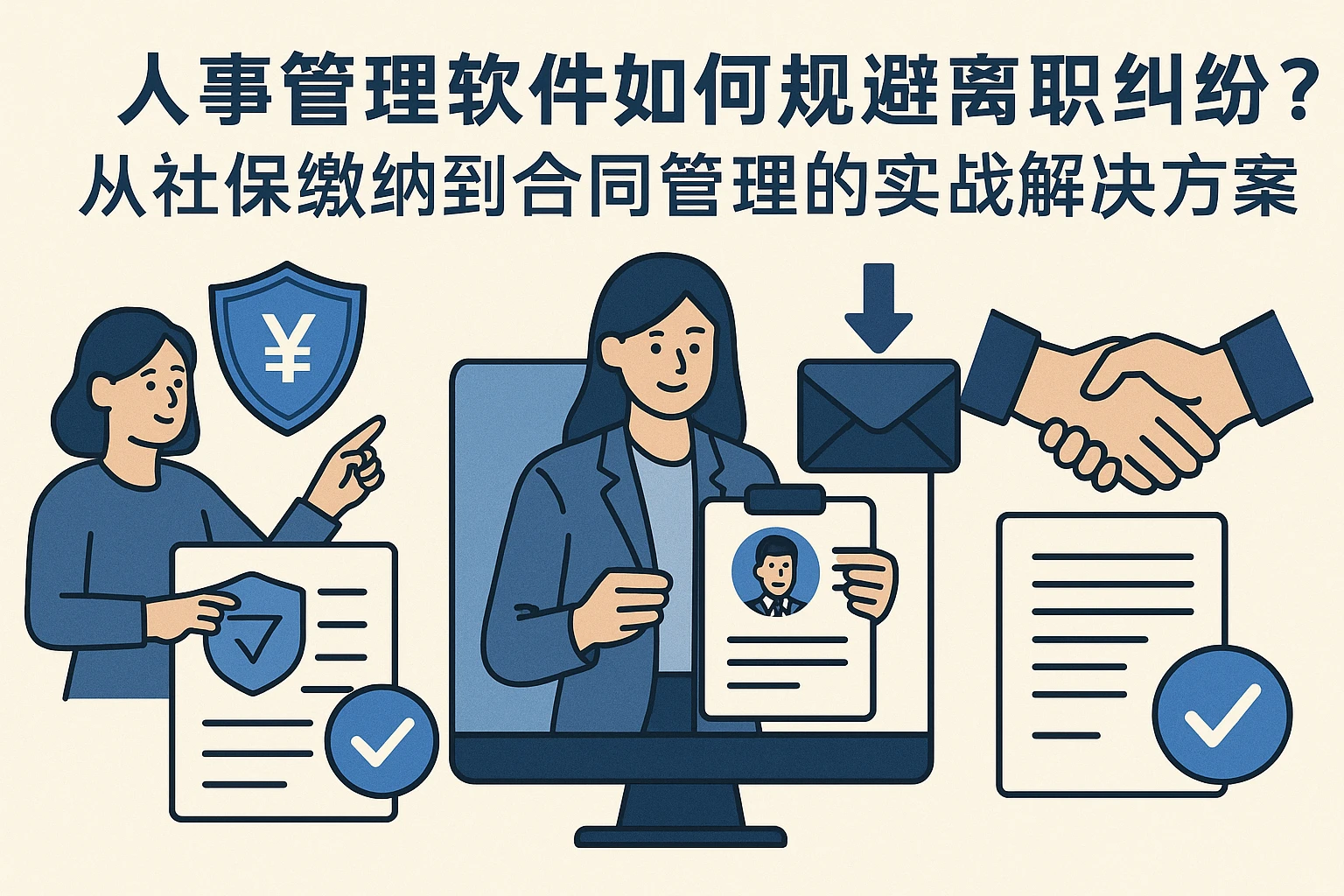 人事管理软件如何规避离职纠纷？从社保缴纳到合同管理的实战解决方案