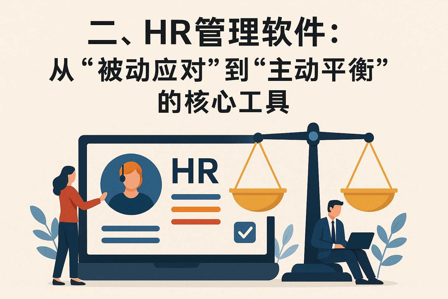 二、HR管理软件：从“被动应对”到“主动平衡”的核心工具