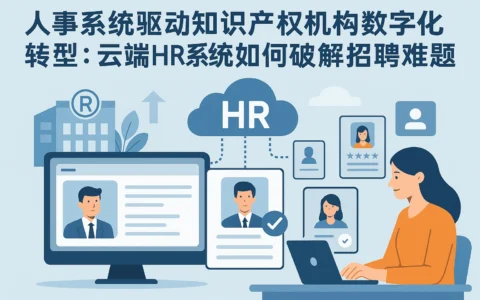 人事系统驱动知识产权机构数字化转型：云端HR系统如何破解招聘难题