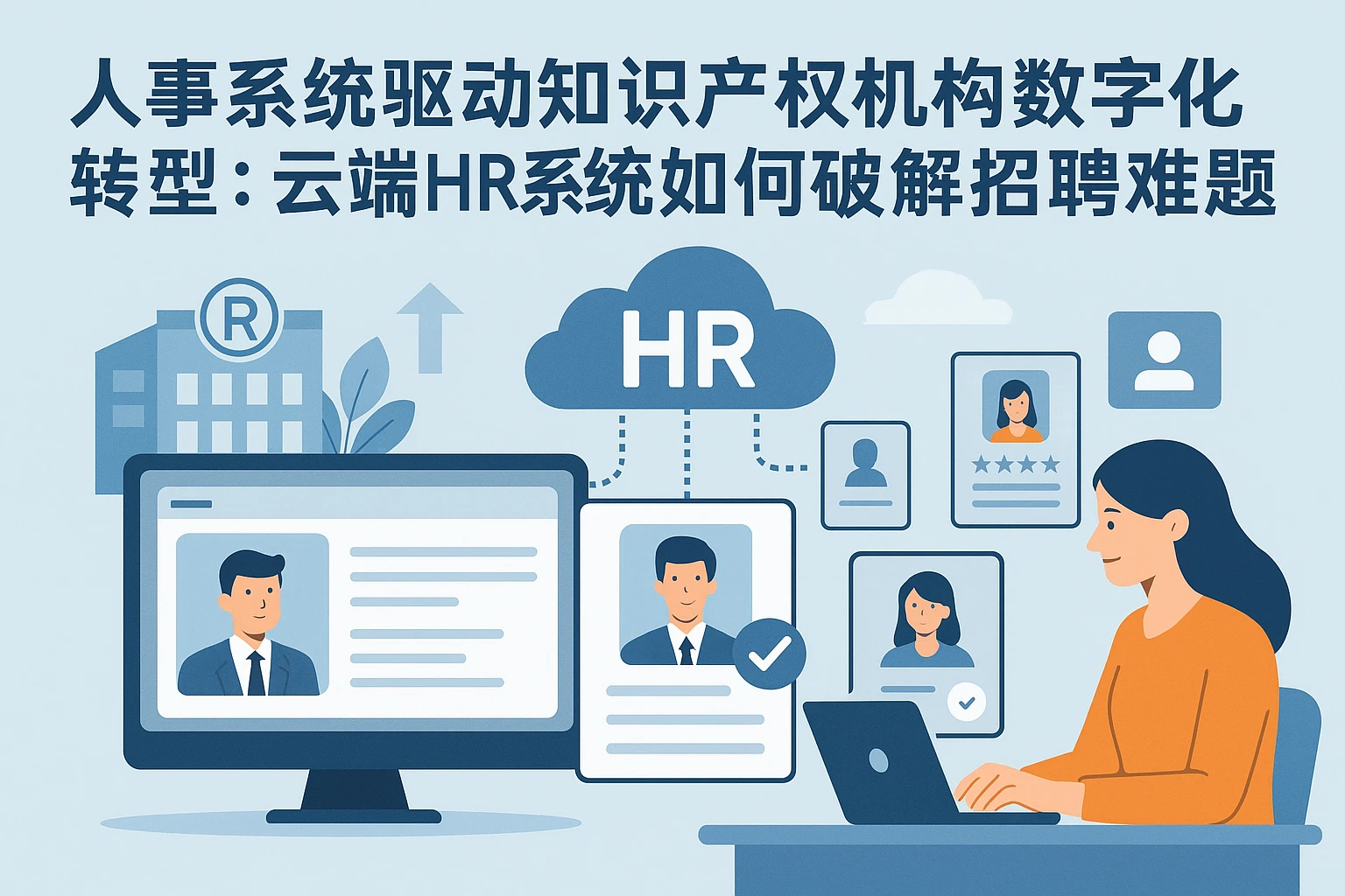 人事系统驱动知识产权机构数字化转型：云端HR系统如何破解招聘难题