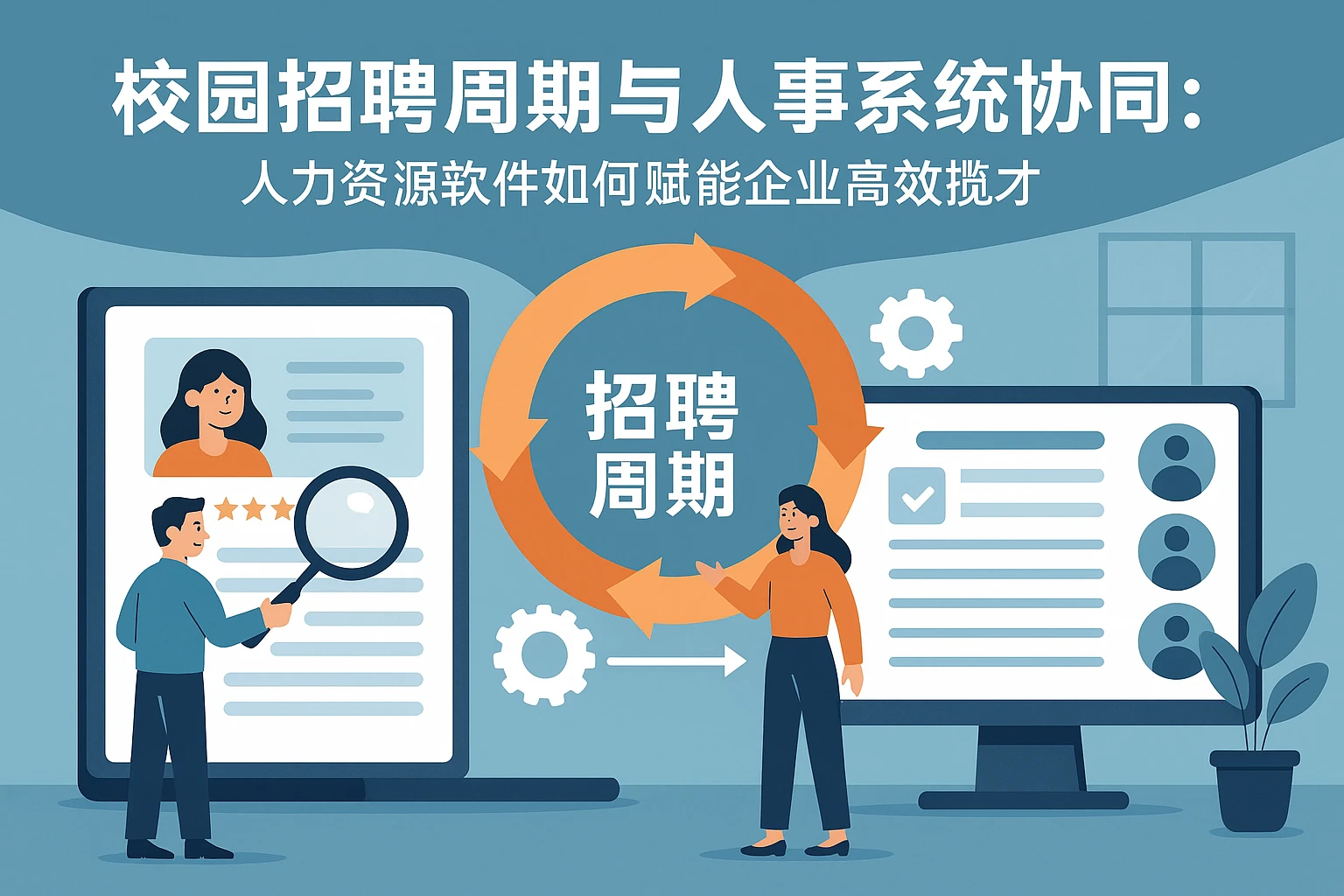 校园招聘周期与人事系统协同：人力资源软件如何赋能企业高效揽才