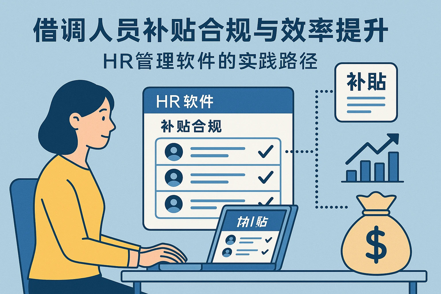 借调人员补贴合规与效率提升：HR管理软件的实践路径