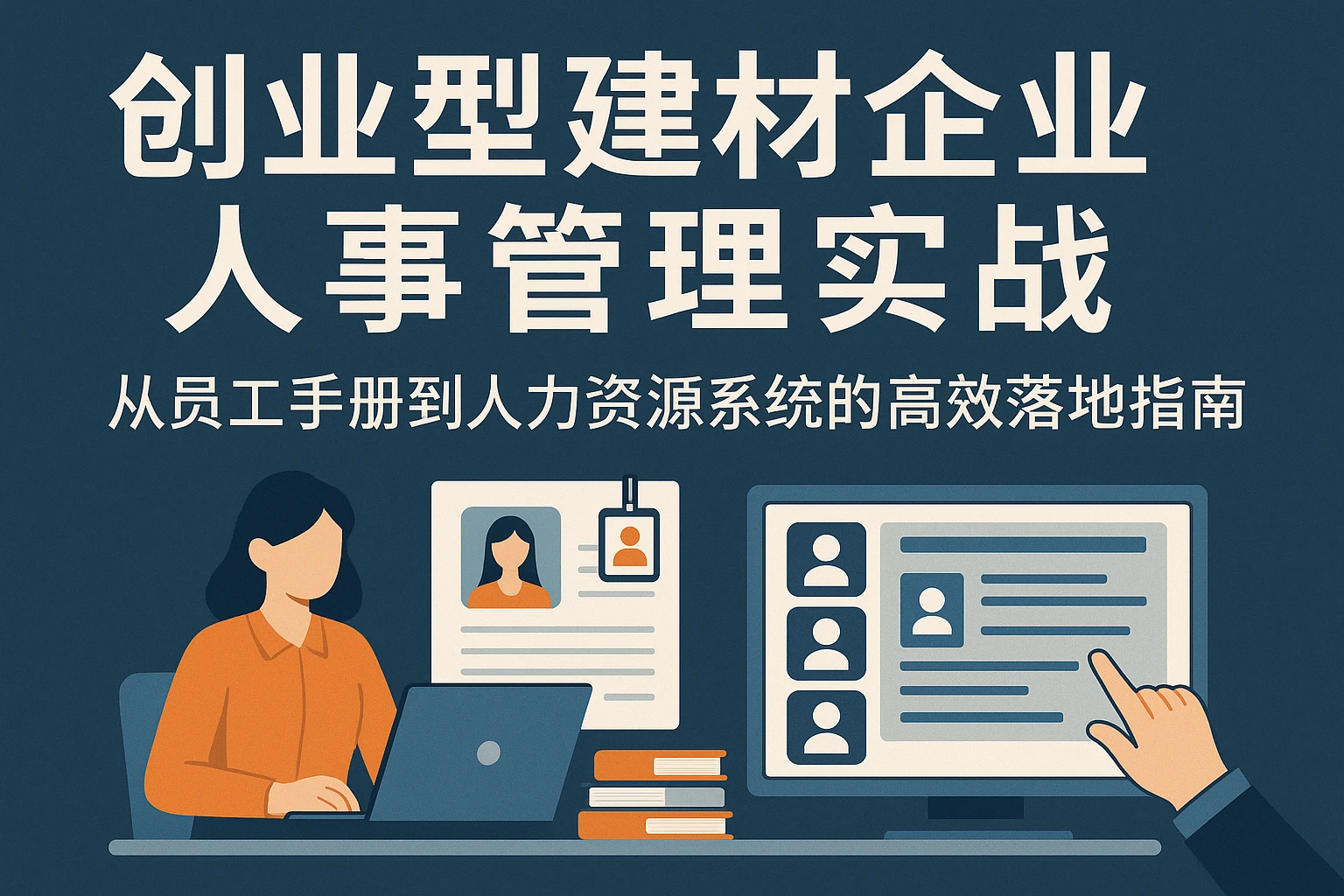 创业型建材企业人事管理实战:从员工手册到人力资源系统的高效落地指南